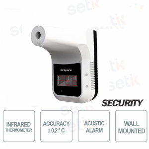 Termoscanner Professionale Infrarossi Portatile per Rilevazione Temperatura Corporea a distanza ± 0,2 ° Setik