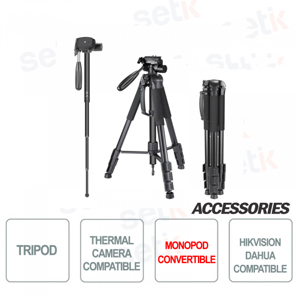Tripod Convertible Tripod Monopod for thermal tripod cam