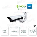 Cámara IP Dahua 1080P Lente varifocal IR ANPR Soporte incluido