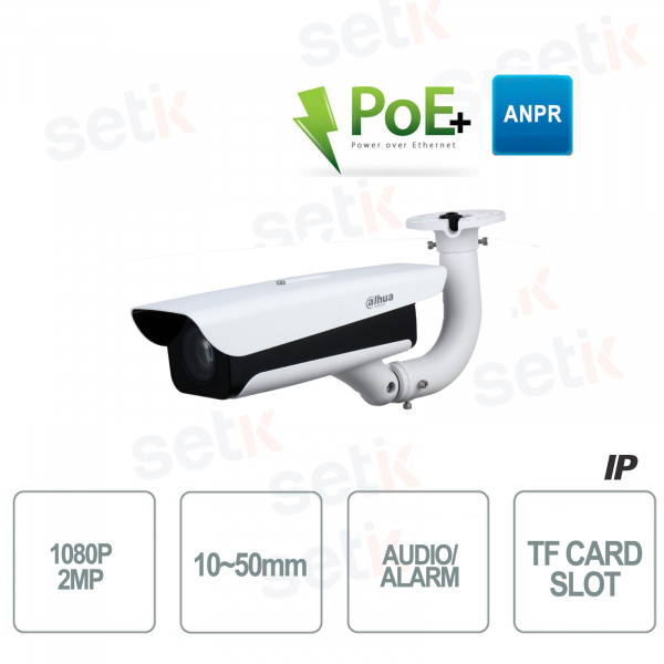 Telecamera Dahua IP 1080P Ottica Varifocale IR ANPR Staffa Inclusa