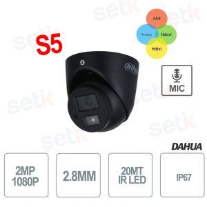 Caméra d'intérieur Dahua 4en1 2MP microphone 2.8mm