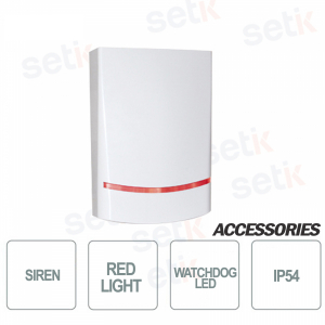 Sirena da Esterno Blade 01 AMC: Sicurezza Professionale con LED e Protezioni