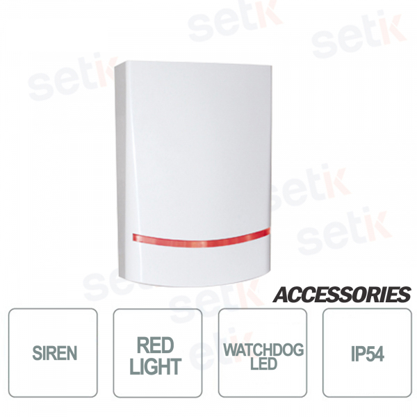 Sirena da Esterno Blade 01 AMC: Sicurezza Professionale con LED e Protezioni