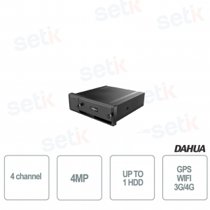 nvr mobile ip 4 canali poe 4mp gps 3g/4g wifi dahua