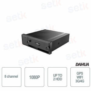 Xvr mobile 5in1 8 canali hdcvi/ahd/tvi/cvbs + 4 ip Dahua
