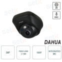Caméra dôme mobile Dahua pour véhicules 2MP 1080P 2.1mm microphone IR3 antichoc intégré