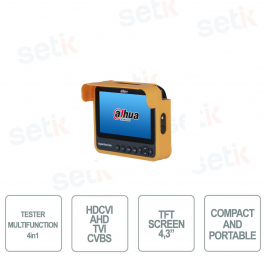 tester multifunzione dahua 4in1 - 4.3pollici