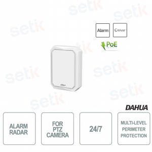 alarma radar para camara ptz desde 50m dahua 24/7