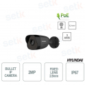 cámara ip bala ip onvif poe hyundai 2mp ir 30m exterior