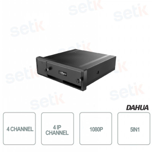 Xvr mobile 5in1 4 canaux hdcvi/ahd/tvi/cvbs + 4 ip Dahua