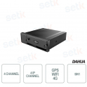 Xvr mobile 5in1 4 channels hdcvi / ahd / tvi / cvbs + 4 IP - GPS - WIFI - 4G Dahua
