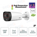IP Thermal Camera Dahua Body Temperature Measurement and Thermal 7.5mm - Visible Optics 6mm