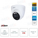 4K 4in1 Eyeball outdoor camera - Active deterrence - 2.8mm - PIR - Smart IR 20m