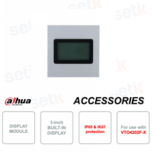 Anzeigemodul - Für Video-Gegensprechanlage VTO4202F-X - 3-Zoll-Display