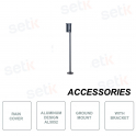 Habillage pluie - Avec support vertical au sol - Noir - En aluminium