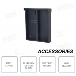 Housse de pluie - En aluminium AL 5052 - Coloris Noir
