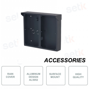 Housse de pluie - Couleur noire - En aluminium - Protection solaire