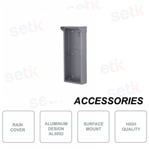 Regenschutz - Farbe Silber - Aus Aluminium AL 5052