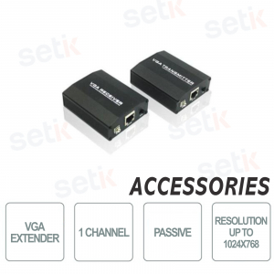 Hyundai 1 channel passive VGA extender Resolution 1024x768 Transmission 35m
