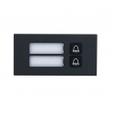 Module additionnel - Panneau à boutons poussoirs avec 2 boutons d'appel - Pour système modulaire Dahua VTO4202F-X