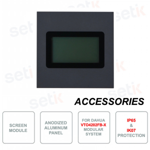 Modulo display di visualizzazione - Per sistema videocitofono Dahua VTO4202FB-X