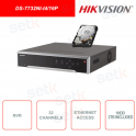 DS-7732NI-I4/16P - Netzwerk-Videorecorder PoE - HIKVISION - 32 Kanäle - 12 MP - 4K - Inklusive 2 TB HDD