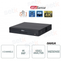 XVR 5in1 H265 8 canaux Ultra HD 4K 8MP Analyse vidéo WizSense - Dahua