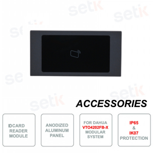 Additional module - Access card reader - For modular system VTO4202FB-X
