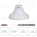 Adattatore per staffa - In lega di alluminio - Colore bianco - Design elegante