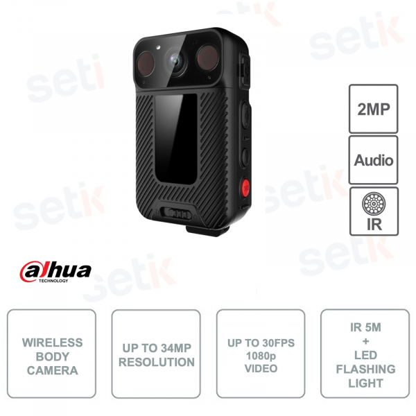 Terminale Portatile Wireless - Display Touchscree da 2 pollici - Risoluzione Video 2MP 1080p - Risoluzione immagine fino a 34MP