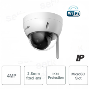 Dahua IPC-HDBW1430DE-SW – Telecamera Wi-Fi Dome 4MP