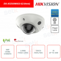 Telecamera Dome 6MP IP PoE - Ottica 2.8mm - Series - IR 30m - Video Analisi - Microfono