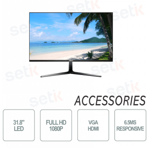 Monitor 23.8 Pollici Full HD 1080p LED - 6.5ms - 60hz - VGA - HDMI