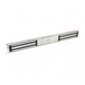 Cerrojo magnético para puerta doble - Para puertas de madera, vidrio, metal y cortafuegos - Empuje lineal 600Kg