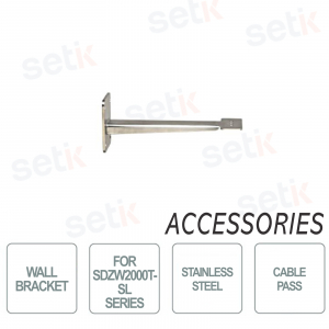 Dahua - Soporte de pared en acero inoxidable - Para la serie SDZW2000T-SL - Para uso en exteriores
