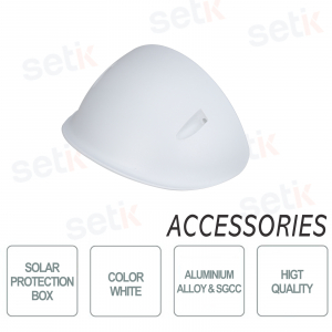 Aleación de aluminio Dahua y estuche de protección solar SGCC para cámaras domo