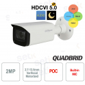 Telecamera Dahua 2MP 4in1 Motorizzata Starlight 80M Audio WDR POC