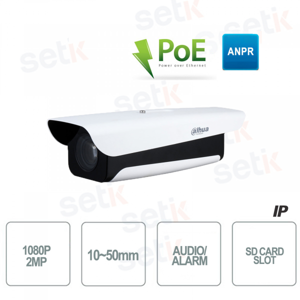 Telecamera Dahua ip 2MP ottica varifocale ir anpr