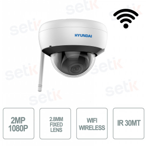 Hyundai Cámara IP WiFi Video Vigilancia Exterior Inalámbrico 2mp 2megapixel 2.8mm IR 30