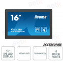 Monitor de pantalla táctil de 16 pulgadas - Mediaplayer - IIYAMA