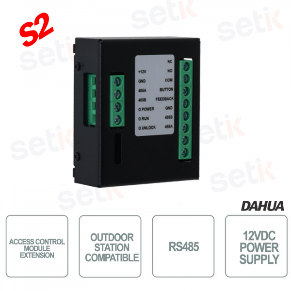 Module additionnel Relais sur RS485 pour stations externes - Version S2 - Dahua