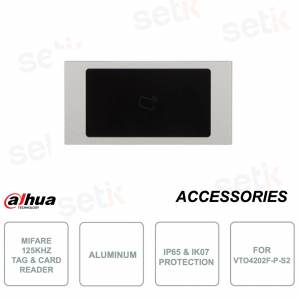 Módulo con lector de etiquetas y tarjetas de acceso Mifare 125khz - Para VTO4202F-P-S2