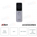 WIFI IP PoE ONVIF® video door phone station - Slim Design - 2MP CMOS - IR and Auto WDR - IC Card Reader
