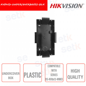Boîte d'encastrement pour portier-vidéo KV8413-UndercoverBoxes-BLK