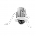 Telecamera da  incasso a soffitto - Mini Dome IP PoE 4MP - Ottica 2.8mm - Microfono - WDR 120dB - Video Analisi