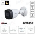 Cámara Bullet Starlight 4en1 2MP - 3.6mm - Micrófono - Versión S2 - Smart IR 30m