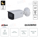 4-in-1-Bullet-Kamera - 2 MP - 3,6-mm-Objektiv - Mikrofon - Smart IR 80 m