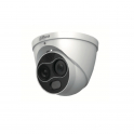 Dahua Eyeball WizSense Thermal Camera 4MP Visible optics 8mm Thermal optics 7mm Temperature detection IR30 Audio IP67