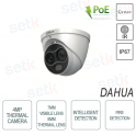 Dahua Bullet Therma Camera 4MP Visible lens 8mm Thermal lens 7mm IR30 Audio Alarm IP67