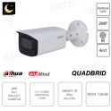 Telecamera Bullet Starlight 4in1 2MP - Ottica 2.7-13.5mm - Smart IR 80m